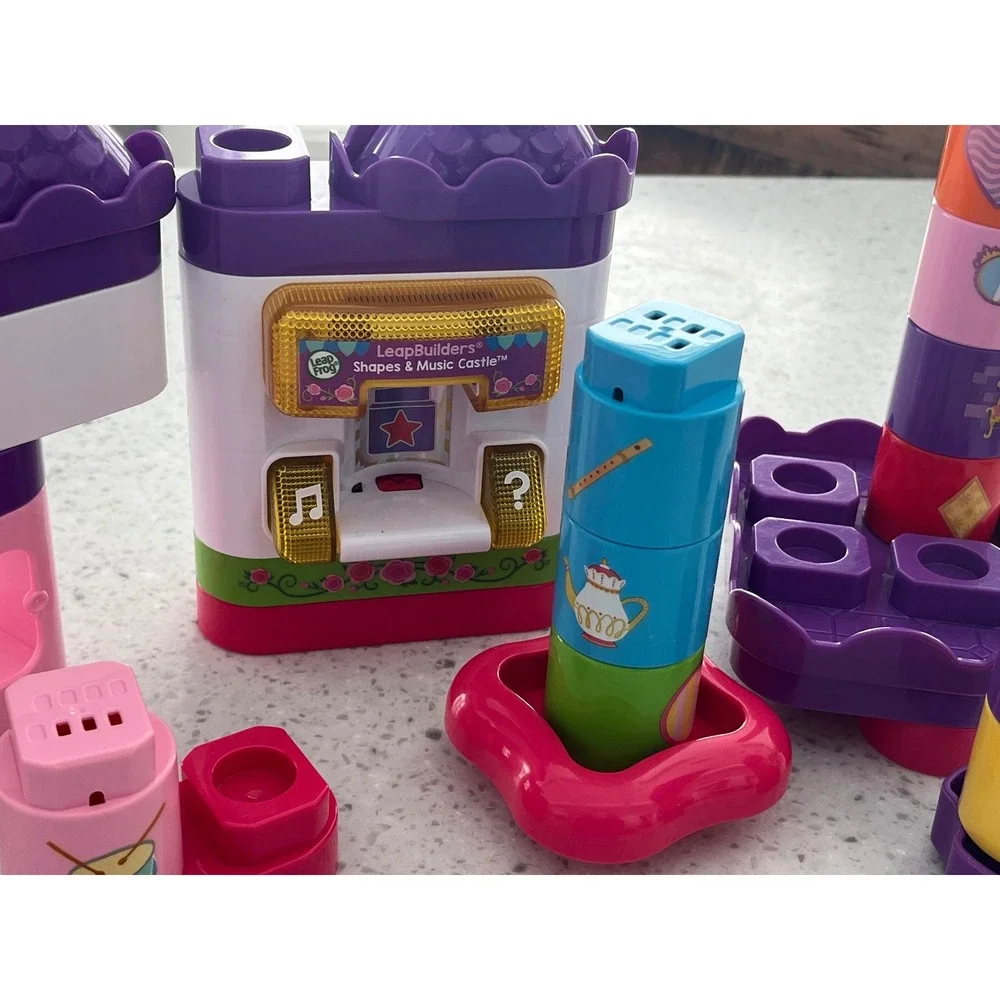 Leap Frog Leap Builders Shapes and Music Castle‎ Working Partial Set